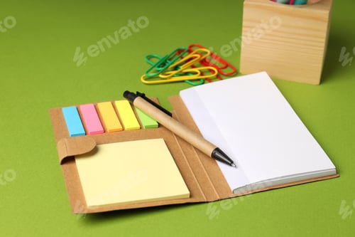 Preview: Concept of accessories for office or study, close up