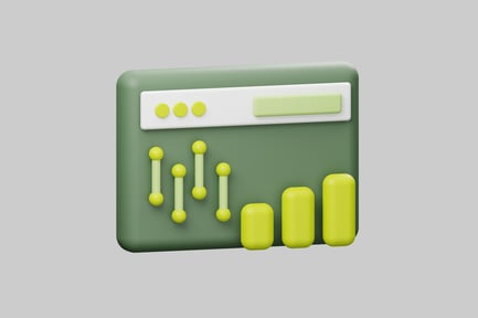 Preview: Minimalist chart webpage interface element