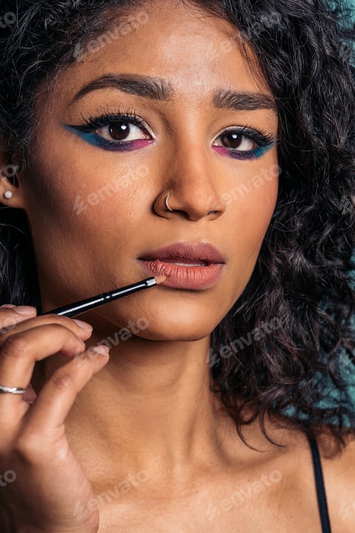 Preview: Woman with Make Up Closeup