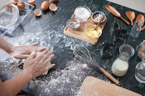 Preview: Hands Kneading Cookie Dough