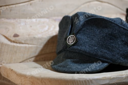 Preview: Ukrainian soldier's cap. Ukrainian military cap of 19 century OUN warrior