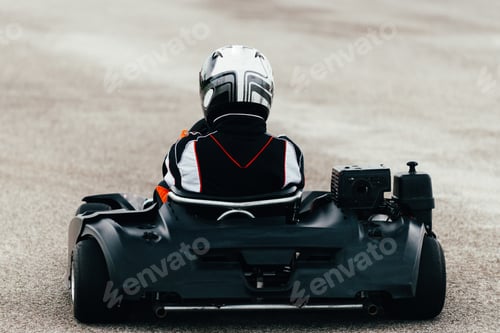 Preview: Woman driving go-cart