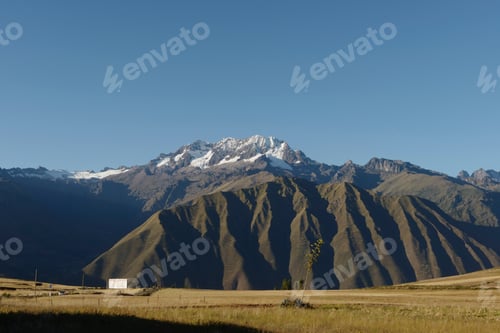 Preview: Fields and mountains, Maras, Sacred Valley, Peru, South America