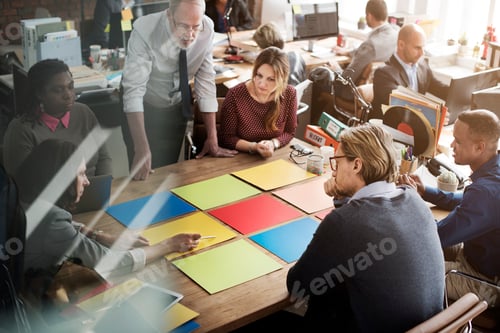 Preview: Business Team Meeting Project Planning Concept