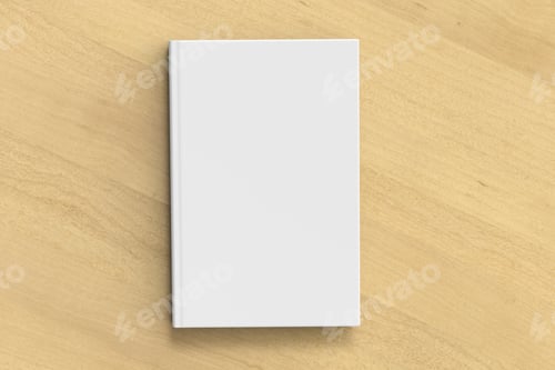 Preview: book, mockup, cover, textbook, realistic