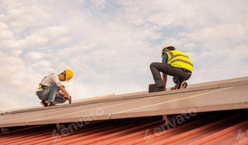 Preview: Team of Engineer working on checking equipment in solar power plant.