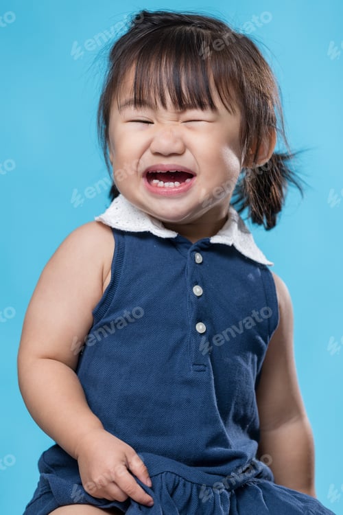 Preview: Cute girl feeling happy