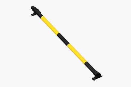 Preview: Parking Barrier Wheel Stop - Yellow and Black
