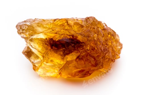Preview: Brown caramelized sugar on white background.