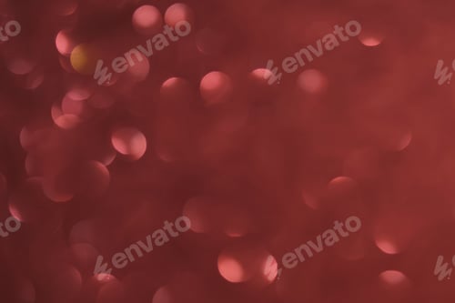 Preview: Abstract red festive christmas background with bokeh.