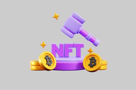 Preview: Digital nft auction scene