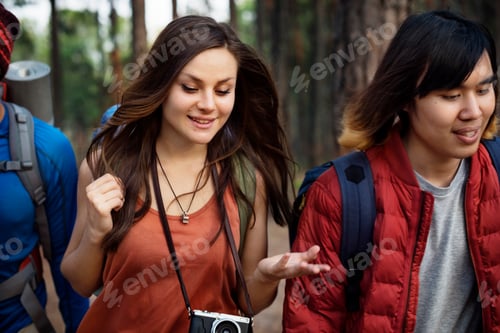 Preview: People Friendship Hangout Traveling Destination Camping Concept