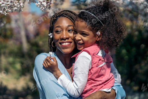 Preview: Happy Mom and Daughter in the Park