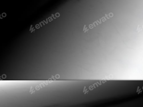 Monochrome Abstract Gradient Background with Light