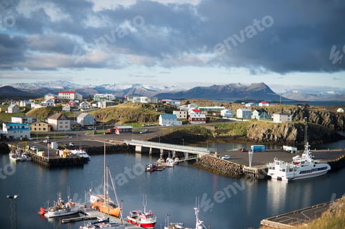 Preview: Harbour, Stykkisholmur, Snaefellsnes, Iceland