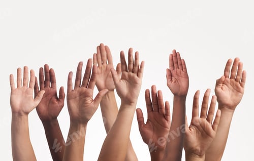 Preview: Let your hands do the talking. Cropped shot of unrecognizable peoples hands.