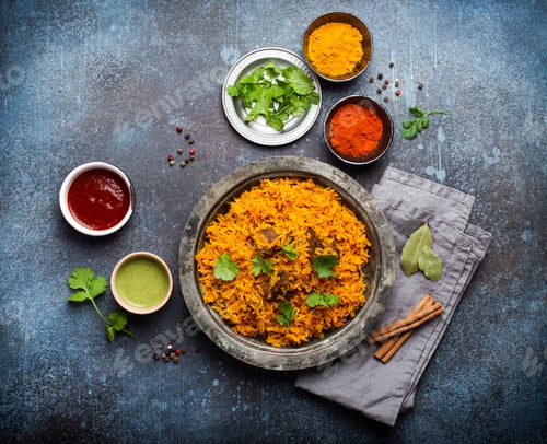 Preview: Traditional Esstern rice dish Pilaf