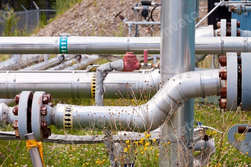 Preview: Abandoned gas well outside plumbing installation