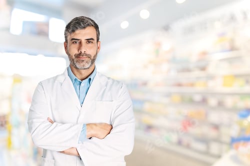 Preview: Medium Shot of Male Pharmacist