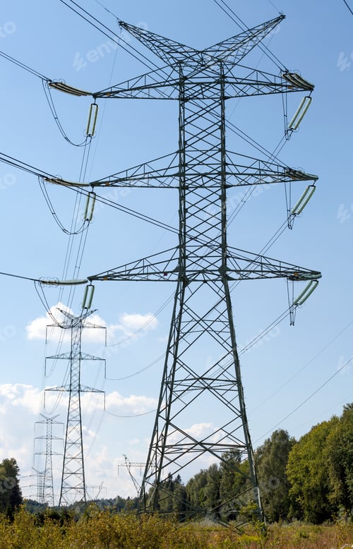Preview: High voltage transmission tower or power tower