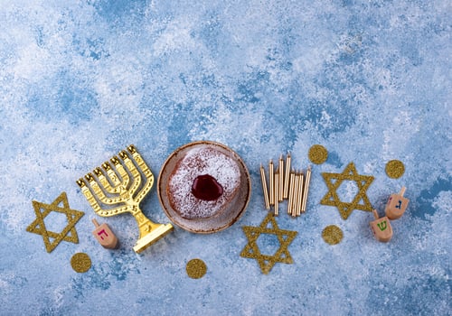 Preview: Traditional Jewish holiday Hanukkah background