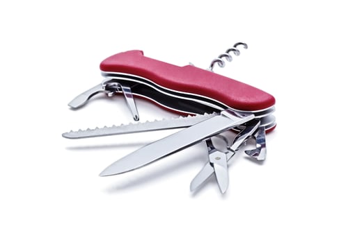 Preview: Swiss army knife isolated