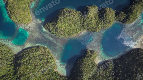 Preview: View of a lush tropical landscape of Sohoton National Park, Philippines