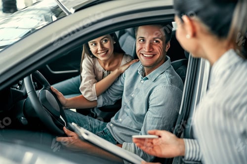 Preview: At a car dealership, buying a car