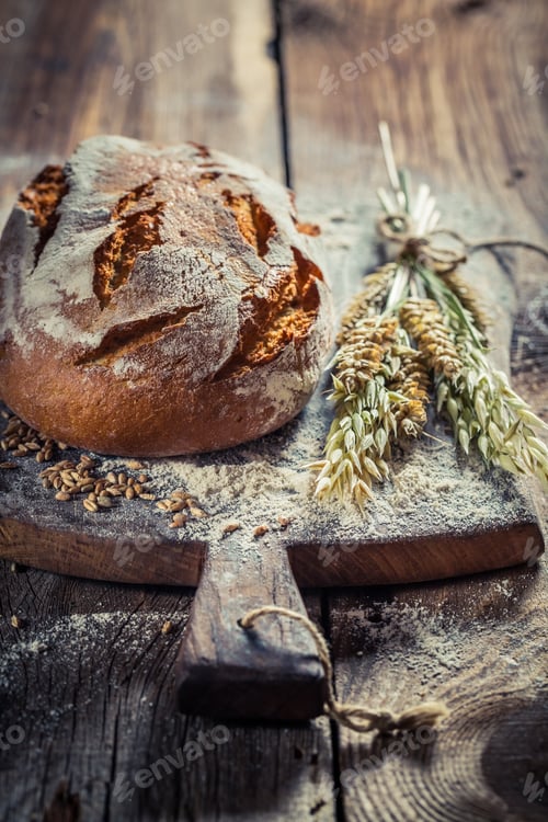 Preview: Homemade bread made of good wheat