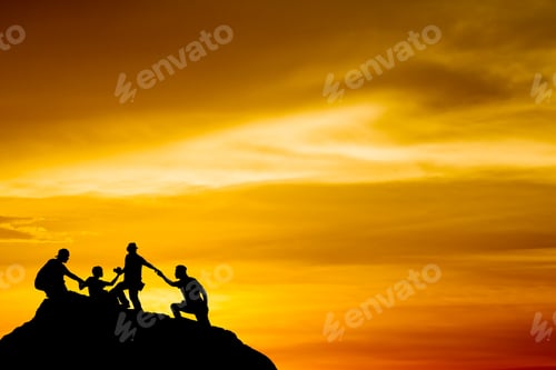 Preview: colorful dramatic sky with cloud at sunset