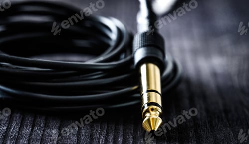 Preview: audio cable with Jack connectors