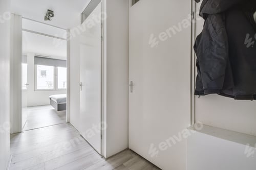 Preview: A spacious hallway in bright colors