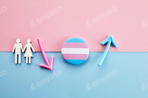 Preview: International Transgender Day of Visibility background. Transgender Day