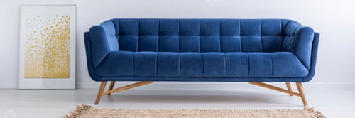 Preview: Poster, sofa and rug