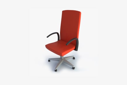 Preview: High-back office chair with armrests