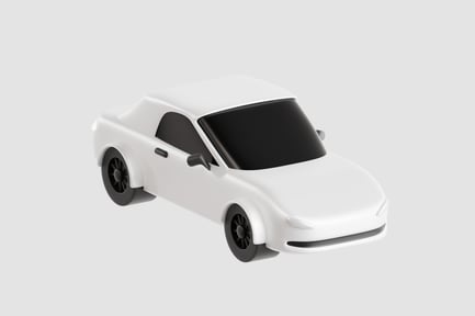 Preview: White Sedan Car