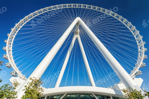 Preview: Ain Dubai or the Eye of Dubai. The largest ferris wheel in the world