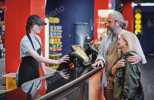 Preview: Buying Popcorn At Cinema