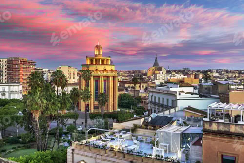 Preview: Syracuse, Sicily Cityscape View at Dawn