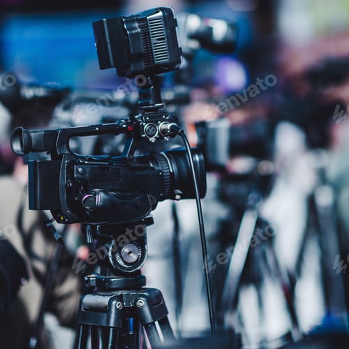 Preview: Camera at a media conference