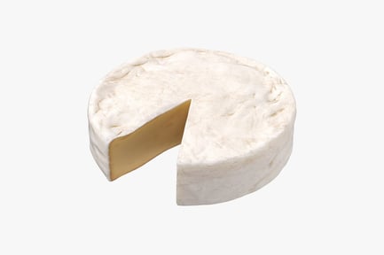 Vista previa: Rueda de queso brie cortada