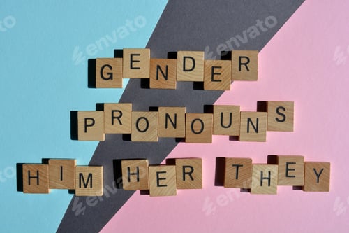 Vista previa: Gender Pronouns, Him, Her, They