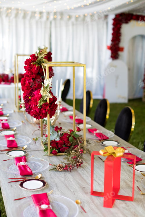 Preview: Wedding Decoration Decor Floral flowers tents stylish ceremony celebrations style