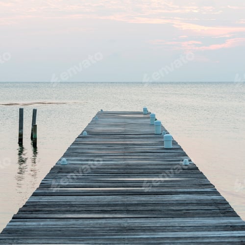 Preview: Wooden Jetty At Dawn
