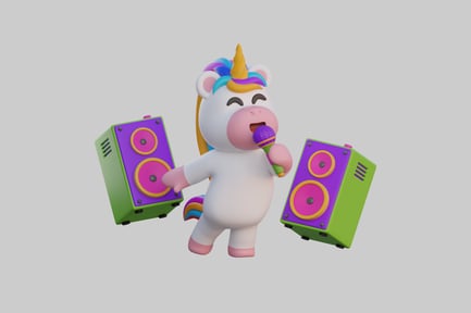 Preview: Unicorn singer with boomboxes