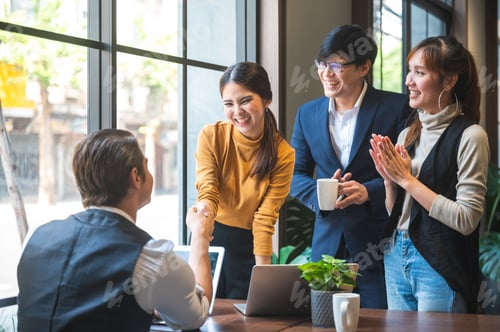 Preview: Group of Business People Diverse Brainstorm Meeting Concept, Working in the Office Concept