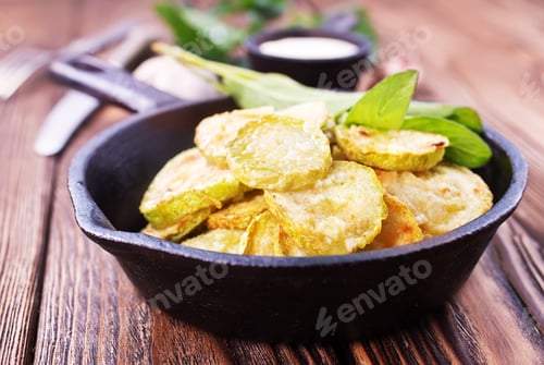 Preview: fried zucchini
