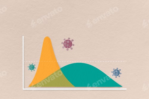 Preview: Flatten the curve of the COVID-19 outbreak social banner