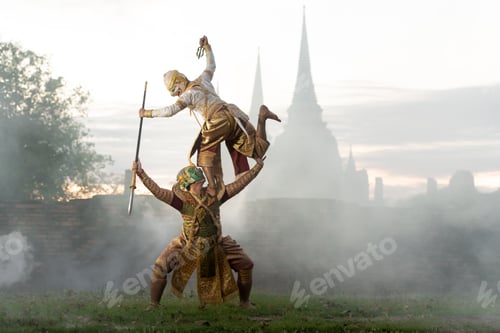 Preview: Khon, Is a classical Thai dance in a mask. In Ramayana literature