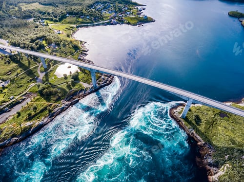Preview: Whirlpools of the maelstrom of Saltstraumen, Nordland, Norway